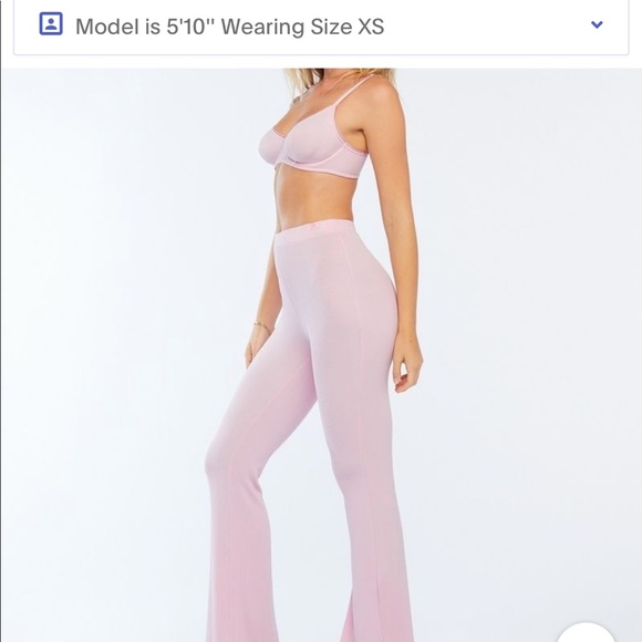 fenty x savage Pants - HP 11/19 FENTY X SAVAGE BABY PINK RIBBED PANT ✨💞